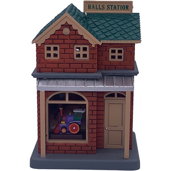 Hallmark Keepsake Korners 2017 Halls Station Christmas Ornament in Box - Picture 3 of 6